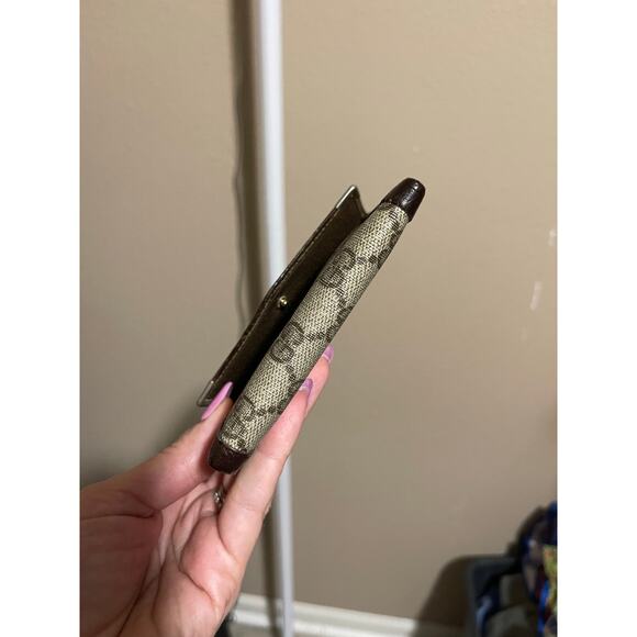 Vintage Gucci Monogram logo G Leather 80s Wallet - Picture 4 of 7